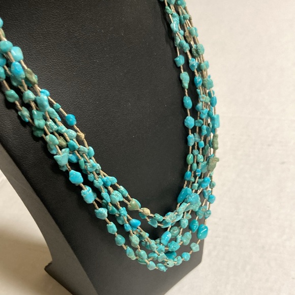 Waterfall Turquoise Necklace - Picture 5 of 6